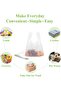 DREEITO Large Heavy-Duty Plastic Grocery Bags (55×45 cm) | Tear-Resistant, (100 Pcs) Reusable - 6