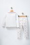 Baby Girl Top and Bottom Set Cotton Long Sleeve Pajama Set 100% Organic - 4