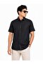 Men’s Linen Short Sleeve Shirt – Breathable Summer Casual Shirt – Lightweight Cotton Linen Blend
