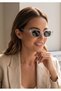 Traye |   Framed Cateye Oval Sunglasses Classic Model Unisex Glasses