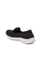 Black-White Textile Lightweight Flexible Women's Sports Shoes Pc-30168 Z - 4