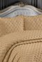 Ahsen Modern Chenille Jacquard Dowry Set Double King Size Pique Coverlet Set / Bedspread Set 3 Pieces - 2