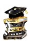 Graduation Cap and Book Foil Balloon 78X50 cm Party Decoration Celebration Balloon - 6
