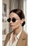 New Season Sunglasses Uv 400 Protection Silver Frame Black Lenses All Products with Case and Cloth Gift - 5