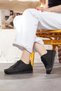 Women's Genuine Leather Orthopedic Black Sandals - 2