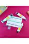 مجموعة أقلام تحديد وقلم دوار بتصميم دب تيدي (3 قطع)