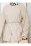 Cross Belted Front Shirt & Skirt Hijab Set Rc9038 - 7