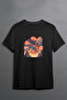 Design Etderha Front Print Oversize Cotton Crew Neck Unisex T-Shirt - 2
