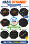 2-in-1 Intelligence Game Puzzle Challenge Rope Threading + Xox Strategy Educational Toy for Ages 4+ - 3