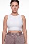 Women's Brown Summer Trousers with Elastic Waist and Leg Detail - 3