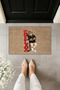 Cat Design Door Mat – Modern Decorative Texted Door Mat 70X45 cm - 2