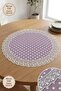 Luxurious French Laced Round Runner - Polka Dot Presentation and Tablecloth 60 cm - 4