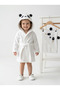 100% Cotton Baby & Kids Bathrobe Set / Bathrobe / Towel / Slippers - 3