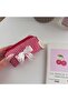 Red Gingham Mini Wallet • Bow Detail • Lined Zipper Closure • Handmade - 2