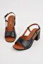 Bln-700 Thick Heel Flat Arched Sandals