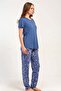 Round Neck Short Sleeve Pajama Set Purple-512173 - 7