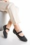 Women's Flat Sole Casual Stone Patterned Comfortable Ballerinas - 2