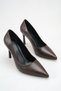 Black Pointed Toe Stiletto Thin Heeled Classic Stylish Office Daily Women's Heeled Shoes