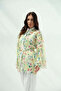 Yellow Belted Crochet Casual Wear - 4