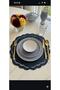 1 Piece of Venetian Model Faux Leather, Double-Sided, Usable, with Embroidery, American Service Supla