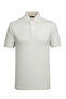 Men's Polo Collar Corn Cotton Short Sleeve Buttoned Kagi White T-Shirt Classic Fit - 5312 - 2