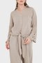 Relaxed Fit Guipure Detailed Long Sleeve Linen Shirt Shirt 699E31842 - 6