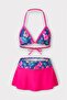 Girl's Skirted Bikini Set