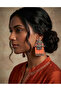 Handcrafted Indian Fabric Earrings for Women - 2