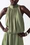 Asymmetric-skirt dress - 2