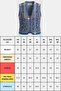 Blue Women's V-Neck Floral Embroidered Buttoned Denim Vest - 2