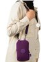 2-Piece Women's Waterproof Mini Phone Wallet and Passport Neck Strap Cross Shoulder Bag - 7