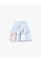 Pleated Floral Skirt with Gipeli Layer Detail - 4