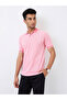 Men Pink Tipped Slim Fit Polo T-Shirt - 6