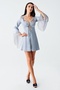 Women's Satin Lace Dowry Dressing Gown Nightgown Set 104