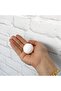 8 Pcs Plastic Round Ball Button Bright White Cabinet Furniture Kitchen Cupboard Drawer Handle Knob Handles - 3