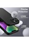 حافظة ZTECH من السيليكون للحماية الكاملة ومقاومة للصدمات لهاتف iPhone 14 مقاس 6.1 بوصة مع بطانة من الألياف الدقيقة (أسود) - 5