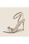 Cassy Gold Buckle and Heel Detailed Shoes - 2