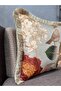 Robin-9372 Gray Imported Silk Velvet Tasseled Cushion Cover 43X43 - 6