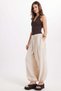 Women's Relax Fit Comfortable Cut Viscose Fabric Wide Leg Stone Pants - 8