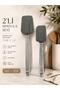 Set of 2 Silicone Spatulas Anthracite