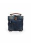 Denim Jeans Women's Backpack Shoulder Bag and Crossbody Bag with Leather and Canvas Straps Vintage Design - 3