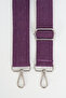 Purple Adjustable Bag Handle Purple (Cotton) 110 cm W:4 cm - 4