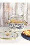 Blue Life Enamel Frying Pan - 22 cm - 3