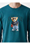 I Standart Fit Teddy Printed Men's Pajama Set from Freezen Store - 3