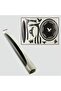 ILKESHOP زينة جدارية ثلاثية الأبعاد لاصقة (14423) - أسود