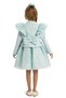 Girl's Flower and Bow Detailed Evening Dress Birthday Party Dress 3 Piece Set 3-4-5-6-7 Years Old 35367Pr - 5