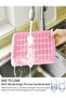 Ice Cube Tray with Lid and Bin for Freezer, Easy Release 66 Nugget Ice Tray with Cover, Storage Container, Scoop. Perfect Small Ice Cube Maker Tray & Mold. Flexable Durable Plastic, BPA Free - 3