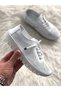 Lora White Genuine Leather Gel Sole Orthopedic Daily Ballet Flats
