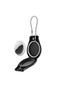 Waterproof Metal Ring Hook, Anti-Lost Holder with Keychain for Dog and Cat, Shockproof Hard Pc Case