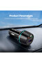 3-In-1 Car Phone Charger with QC3.0 Fast Charging, PD36W+PD30W+USB 22.5W Output, LED Indicator - 4